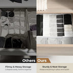 Adjustable Drawer Organizer – 19-Grid Divider for Socks, Bras & Panties, Closet Storage Box for Underwear & Dresser Drawers (15+4) - style: 15+4