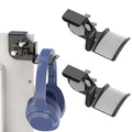 2-Pack Monitor Stand for Headphones and Headsets, Clamp-On Adjustable Headset Holder Space-Saving Desk Organizer(Black) - color: 2-Pack Black