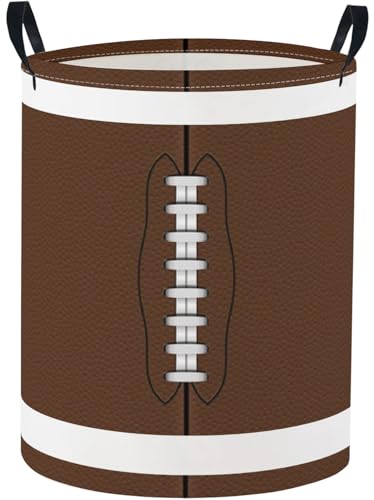Baby Laundry Basket Baby Nursery Hamper Kids Laundry Basket Toy Storage Bin for Boys Room Decor Gift Baskets for Bedroom Bathroom(Football) - color: Football