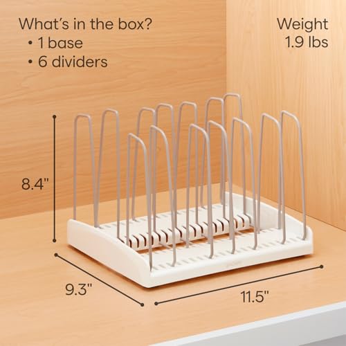 YouCopia StoreMore Cookware Rack with Tall Steel Wires, Adjustable Pan and Lid Organizer for Kitchen Cabinet Storage, Classic Edition - size: Classic Edition
