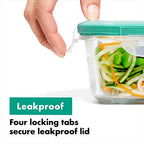 OXO Good Grips 3.5 Cup Smart Seal Airtight Glass Rectangle Food Storage Container - size: 3.5 Cup, style: Glass
