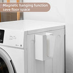 Magnetic Dryer Sheet Holder for Laundry Room,Metal Dryer Sheet Container,Dryer Sheet Dispenser for Laundry Room Organizition,Wall Dryer Sheet Box,Fabric Sheet Holder,Laundry Detergent Sheets Dispenser - color: white