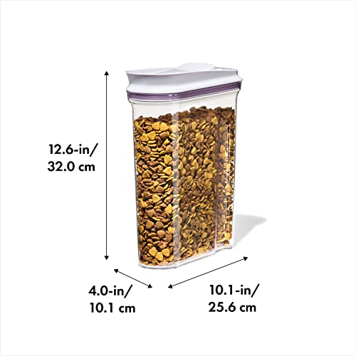 OXO Good Grips Pet Food Dispenser - 4.5 Qt/4.25 L |Ideal for up to 4lbs of Dog Food or 3.5lbs of Cat Food | Airtight Dog and Cat Food Storage Container | BPA Free - size: Pet POP 4.5 Qt