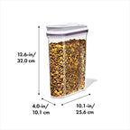 OXO Good Grips Pet Food Dispenser - 4.5 Qt/4.25 L |Ideal for up to 4lbs of Dog Food or 3.5lbs of Cat Food | Airtight Dog and Cat Food Storage Container | BPA Free - size: Pet POP 4.5 Qt