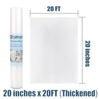 Shelf Liner, Non-Slip Cabinet Liner, Washable Oil-Proof for Kitchen Cabinet, Shelves, Refrigerator, Storage, Desks, 20 Inches x 20 FT, Non Adhesive Drawers Liner… (20 Inches x 20 FT, Thickened) - size: 20"W x 240"L