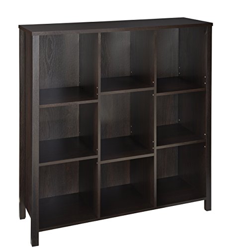ClosetMaid BR & Name Internal 16058 Premium Adjustable 9-Cube Organizer, Black Walnut - color: Black Walnut, size: 9-Cube