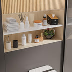 SANNO Expandable Closet Shelf Organizer, 17-31" Tension Shelf - DIY Expandable Shelf Dividers for Cabinet, Pantry, Wardrobe, Kitchen, Space-Saving Organizer, 1 Pack - size: 17-31'' x 11.8''W
