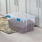 Sterilite 8-Pack Gasket Box, Weather-Resistant Storage Bins with Latching Lids, 54 Quart - Heavy-Duty Organizing Containers for Closet, Bathroom, and Office - size: 54 Quart, style: 8 Pack