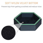 Magnetic Board Game Storage Trays, Hexagonal Modular Organizer, Flexibility Customize Layout Tray Accessory, Holds Tabletop Bits, Components, Pieces, Dices (7-Pack)