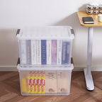 ITYLIFE CITYLIFE 6 Packs 69 QT Plastic Storage Bins with Lids Large Stackable Storage Containers for Organizing Clear Storage Box for Garage, Closet, Kitchen - size: 6 Packs - 69 QT