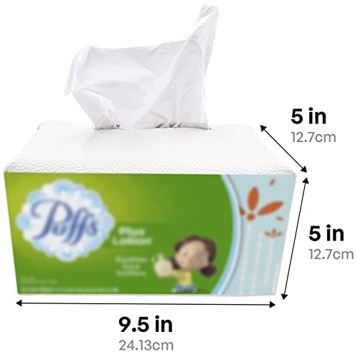 Carrotez Tissue Box Cover, [Refined] Modern PU Leather Rectangular Tissue Box Holder - Decorative Holder/Organizer for Bathroom Vanity Countertop, Night Stands, Office Desk 9.5"X5"X5" - White - color: White, size: [Rectangular]