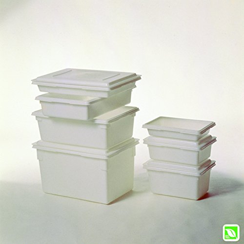 Rubbermaid Commercial Products Food Storage Box, 2 Gallon Capacity, White, for Restaurant/Kitchen/Cafeteria - color: White, size: 2 Gal, style: Container