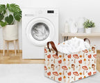Sanjiaofeng Rectangular Kids Basket Cute Storage Bins,Mushroom Storage Basket with Handles.Clothers,Books,Kid's Gifts Bins. (Mushroom) - color: Mushroom