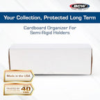 BCW 14-Inch Semi-Rigid #1 Storage Box - 10ct | Holds 350 Semi-Rigid Card Holders | Vertical Card Organizer | Ideal for Sports, Trading Cards Baseball, Magic, Pokemon - style: 10 Pack