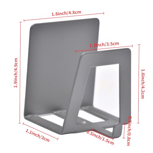 4 Pack Pot Lid Holders with Hook, Pot and Pan Hangers for Kitchen Inside Cabinet Wall Mount Rack Cabinet Door Lid Organizer, Save More Space, Grey - color: Grey