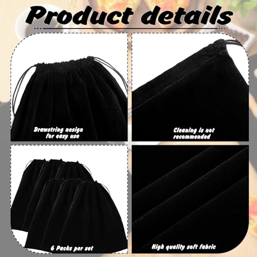 Ferraycle Silver Storage Bags Oversized 24 x 32 Inch Zipper Anti Tarnish Cloth Bag for Silver Storage, Tray, Jewelry, Flatware, Vase, Polishing,Tarnish Cleaning(Black) - color: Black