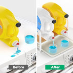 Laundry Detergent Holder Stand, Liquid Detergent Dispenser Shelf Organizer with Cleanable Drip Tray, Liquid Holder Stand Catcher for Laundry Room Organization and Storage (Flat-White) - style: Flat-White