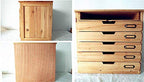 5 Flat Drawer Organizer for Home or Office Desk - Wooden Chest of Drawers - File Organizer with Drawers & 1 Paper Tray Slot - Desk Organizer w/ Storage Drawers & Label Holders - Wood File Box