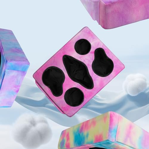 Couch Cup Holder Pillow, 5 Hole Couch Drink Holder! Keep Drinks Hand Side and Keep Temp, Prevent Spills and Use Anywhere. Cup Holder for Couch, Bed, Camping, RV, Car, Beach. Rose Purple - color: Rose Purple
