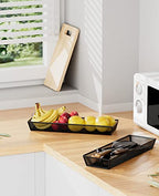 JANE EYRE kitchen drawer organizer - silverware utensil organizer for kitchen drawer,silverware tray in drawer - color: 02-black