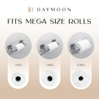 Day Moon™ - Toilet Paper Holder - Modern Roll Holder for Bathroom - 1 Pack - Wall Mount - Classic, Brushed Nickel - color: Brushed Nickel, size: Classic 1 Pack