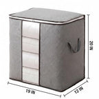 100L Extra Storage Bags with Zipper and Handles, Moving Boxes & Storage Bins Alternative, Packing Supplies, Moving Supplies for Dorm Room Essentials (20x19x12 IN) - size: 1 Pcs-100L Storage Bags