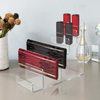 Acrylic Wallet Display Stand Purse Handbag Organizer, Clear Jewelry Riser Display Stand Purse Display Rack, Acrylic Display Shelf for Cosmetic Perfume Jewelry Sunglasses Handbag (4 Tier) - size: 1PCS-4 Tier