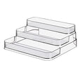 Acrylic Spice Rack, No Assembly Clear 3 Tier Condiment Bottle Shelf Vanity Organizer for Cabinet Kitchen Bathroom (1pcs) - size: 1pcs