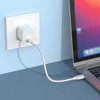 Generic Multi-Functional Cable Storage Box with Charging Cables and SIM Card Holder, Modern Compact Organizer for Travel and Office Use, White, 4.1 x 3.24 x 0.3 inches - color: White