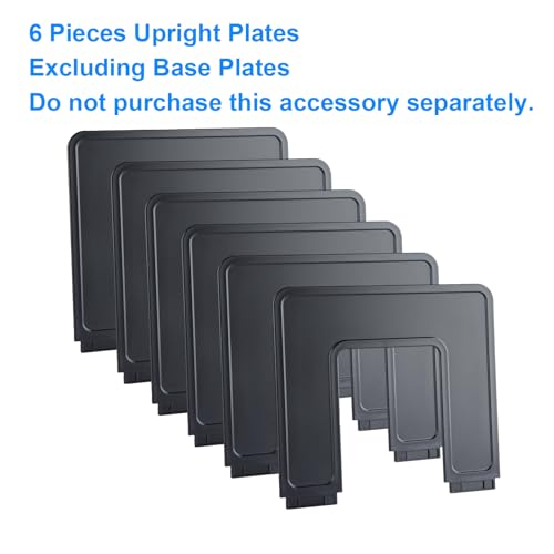 6 Pieces Upright Boards, Accessory Parts of Expandable File Folder Holder, Black - color: Black, size: Accessories-6pcs