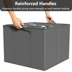 SUOCO 2 Pack Shoe Organizer for Closet, Fits up to 32 Pairs, Small Space Shoe Storage Boxes Bins Containers w/Adjustable Dividers and Clear Top, Grey - color: Grey