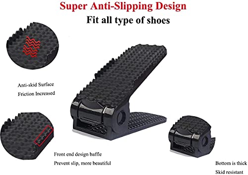 Shoe Slots Organizer, 20 PCS Adjustable Shoe Rack Stacker Storage Space Saver, Double Deck Shoe Rack Holder for Closet Organization, Black - size: 20PCS