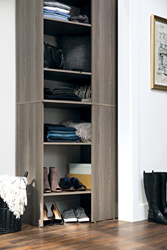 ClosetMaid SuiteSymphony Wood Corner Shelf Unit, 2 Shelves, Adjustable, Stacking, for Storage, Closet, Clothes, Shoes, Décor, Graphite Grey - color: Graphite Grey
