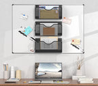 JANE EYRE Magnetic File Holder - 3PCS File Paper Mail Organizer No Drilling Magazine Paper Document Holder/Magnetic Hanging File Organizer for File Cabinets, Office, Whiteboard, BLACK - color: BLACK