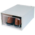 OnDisplay Clik Stackable Interlocking Shoe Box System (Standard White/White, Single Box) - color: Standard White/White, size: Single