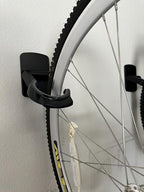 Duck EasyMounts Bike Hanger - Heavy Duty Wall Mount Bicycle Rack for Garage Organization & Storage - No Tool Install - Up to 50 Lbs - Black, Pack of 1 Tire Hook, Wheel Dock & All Hanging Hardware - size: 1 Pack, style: Industrial