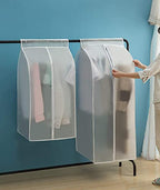 XIAKE Garment Bags M/oth-proof Dust Cover Coat Hanging Clothes Storage Bag Premium Thickened Clothing Organizer Moisture-proof Dust-proof Clothes Cover - size: 24"L * 20"W * 35"H