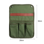 Buyter Armrest Pouch, Chair Side Pocket Organizer, Beach Chairs Side Storage Bags, Including 1 Large Pocket, 3 Small Pockets, for Recliner Couch Sofa (Green) - color: Green