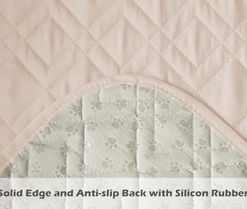 Ameritex Waterproof Nonslip Recliner Cover Stay in Place, Dog Chair Cover Furniture Protector, Ideal Recliner Slipcovers for Pets and Kids (Babypink, 30") - color: Babypink, size: 30"