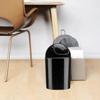 Umbra 1.25 Gallon Mini Waste Can with Removable Swing-Top Lid - Small Garbage Bin for Kitchen, Bathroom, Bedroom, Office - Compact Trash Can Fit Under Tables & Counters - Galaxy Black - color: Galaxy