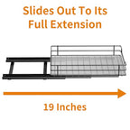 RCHYFEED Pull Out Spice Rack Organizer for Cabinet,Slide out Spice Organizer for Inside Cabinets,Heavy Duty Spice Organization for Kitchen and Pantry,Seasoning,Sauces(1-Tier,8.5" Wx10.5 Dx2.5 H) - size: 1 Tier-8.5''Wx10.5''Dx2.5''H