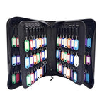 138 Position Key Organizer with Combination Lock, Waterproof Fireproof Zippered Key Case, Key Holder Box for Rental Management Real Estate Sales Hotel Executives