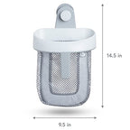 Munchkin® Super Scoop™ Hanging Bath Toy Storage with Quick Drying Mesh, Grey