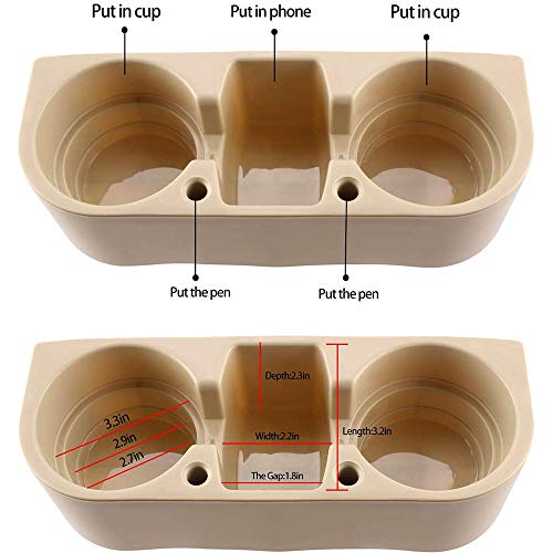 Heart Horse Car Gap Filler, Console Side Pocket, Car Seat Pocket Organizer for Cellphones Wallet Coin Key and Cup Holder Suitable Beige - color: Beige, size: 1 Pack