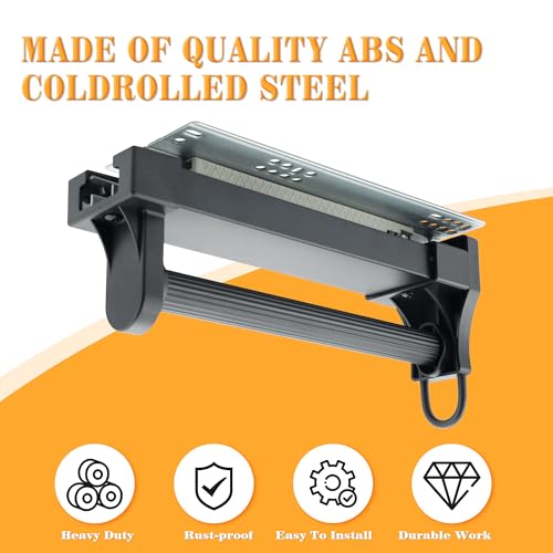 Alise Pull Out Clothes Hanger Rack for Closet,Heavy Duty Closet Rod with Automatic Soft-Close Mechanism for Closets,10 inch Closet Pull Out Metal Rod Organizer Hangers for Coats Pants Hangers,Black - color: Black, size: 10 Inch