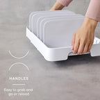 YouCopia StoraLid Expandable Food Container Lid Organizer with Tall Dividers, 40 Lid, Premium Edition - size: Expandable Premium