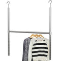 Simple Houseware Adjustable Closet Hanging Rod, Chrome - color: Chrome, size: 1 Pack