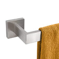KOKOSIRI 12-Inch Single Towel Bar, Bathroom Kitchen Towel Holder, Wall Mounted SUS304 Stainless Steel Towel Rack, Brushed Nickel, B4003BR-L12 - color: Brushed Steel, size: 12-Inch