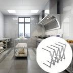 Adjustable Pot Lid Organizers, Dish Rack to Store Houseware, Plate Rack While Cooking, Kitchen Cabinet Pantry Pan and Pot Lid Organizer Rack Holder,4 sectional, 1Pcs
