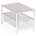 Simple Houseware Stackable Under Sink Cabinet Sliding Basket Organizer Drawer, White - color: White